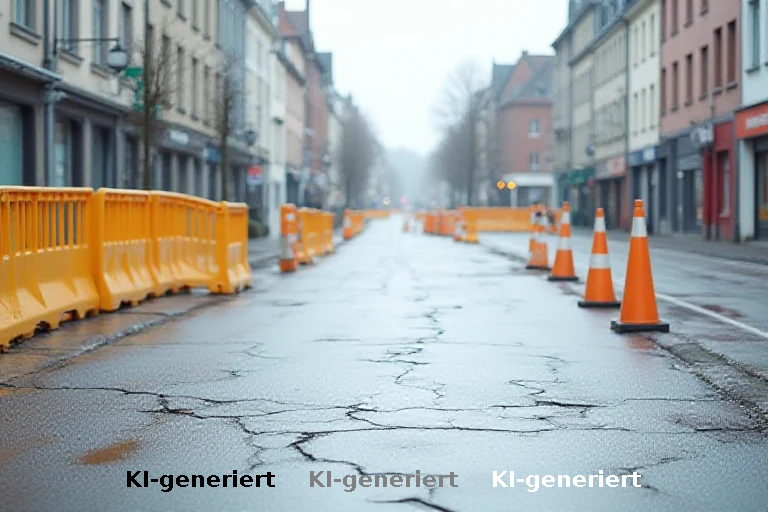 Neuburger Straßensanierungen: Doppelte Sperrungen belasten Innenstadt und Ostend
