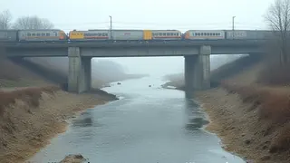 Niedrigwasser-Krise: Bahn als Notfall-Brücke, Politik verspricht Strukturwandel