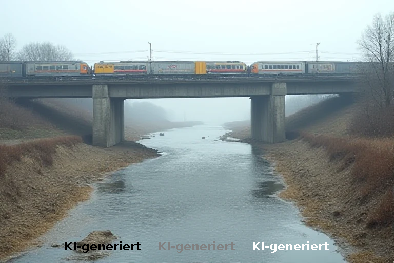 Niedrigwasser-Krise: Bahn als Notfall-Brücke, Politik verspricht Strukturwandel