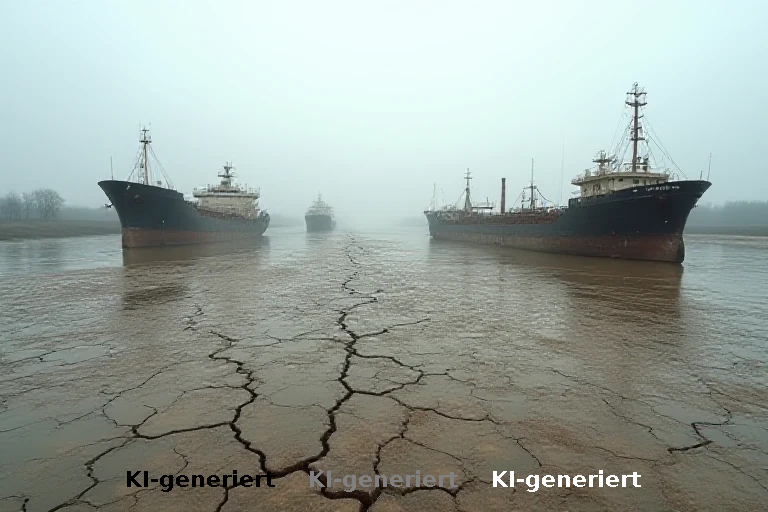 Niedrigwasser-Krise: Logistikbranche fordert echte Lösungen statt symbolischer Maßnahmen