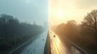 Nord-Süd-Gefälle: Regen im Norden, Sonne im Süden