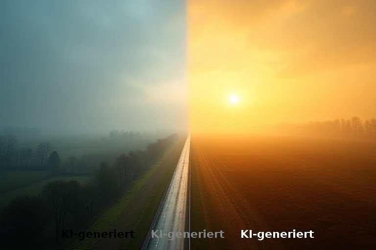 Nord-Süd-Gefälle: Schauer im Norden, Hitze im Süden