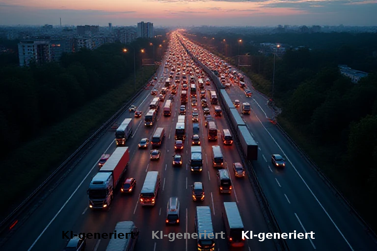 Norddeutsche Autobahnen: Stau-Chaos am Ferienende überlastet Verkehrsinfrastruktur