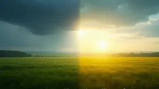 Norddeutsche Regenfront trifft auf sonniges Süddeutschland bei milden Temperaturen