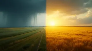 Norddeutsche Unwetterlage trifft auf sommerliche Wärme im Süden