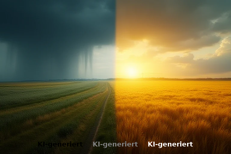 Norddeutsche Unwetterlage trifft auf sommerliche Wärme im Süden