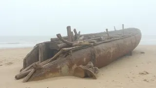 Norderney: Bauarbeiter entdecken historisches Schiffswrack am Strand
