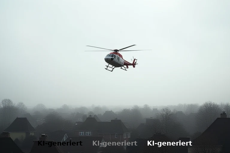 Norwegischer Rettungshubschrauber über Lünen: Irrtum oder Notwendigkeit?