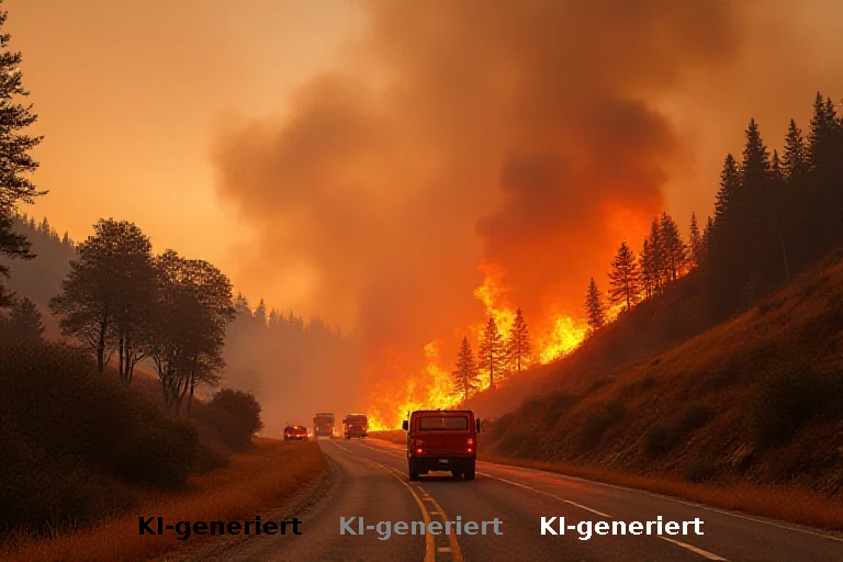 Notfallmanagement an der italienischen Küste: Evakuierung von Hunderten bei Waldbrand