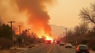 Notstand in Nevada: Evakuierungswelle nach Stadtbrand
