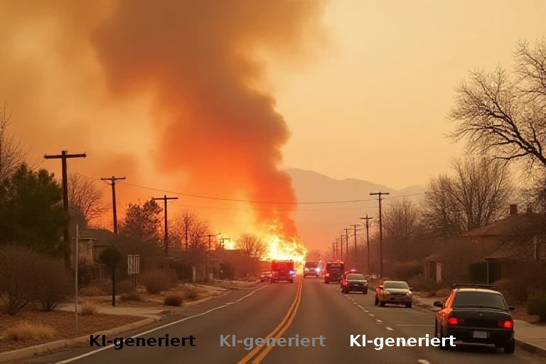 Notstand in Nevada: Evakuierungswelle nach Stadtbrand