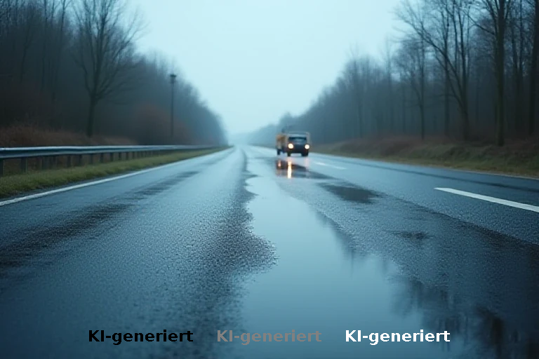 Ölspur auf der A9: Motorschaden führt zu mehrstündiger Sperrung bei Manching