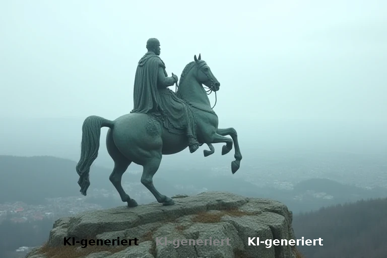 Patrioten stellen Sobieski-Statue auf dem Kahlenberg auf