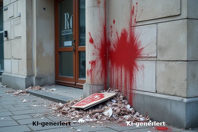 Politisch motivierter Vandalismus in Offenbach: Sicherheitsbehörden übernehmen Ermittlungen