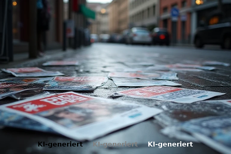 Politische Teilhabe im Fokus: Konfrontation um Wahlkampfmaterial in Berlin-Friedrichshain