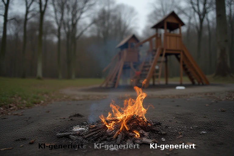 Polizei ermittelt nach Brandstiftungsversuch an Spielplatz in Neu-Ulm