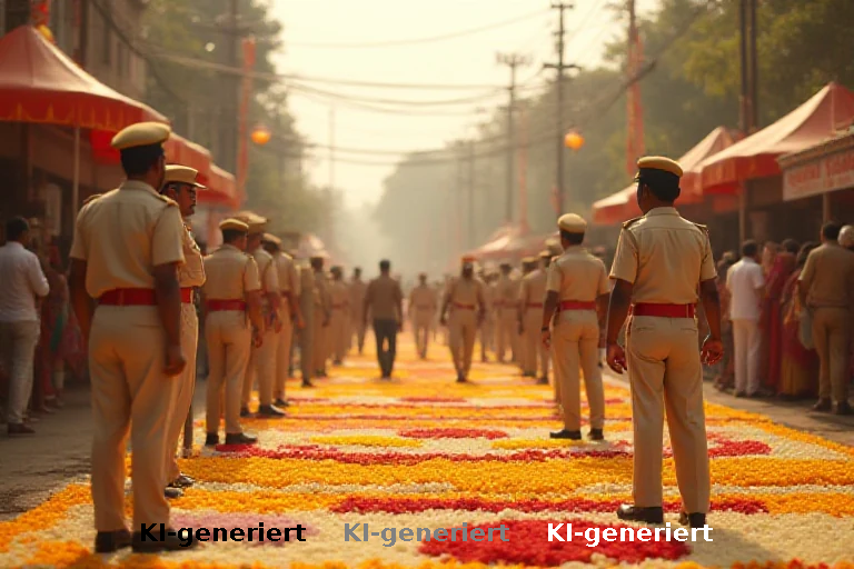 Polizeiaufstockung in Kochi: Präsenz als Antwort auf das Onam-Fest