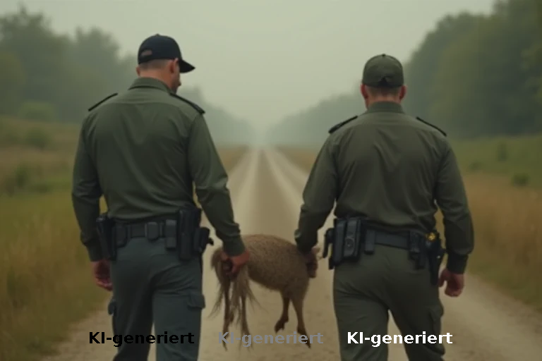 Polizeieinsatz gegen flüchtendes Nutztier: Ressourcenbindung bei einem Ackerbauvorfall
