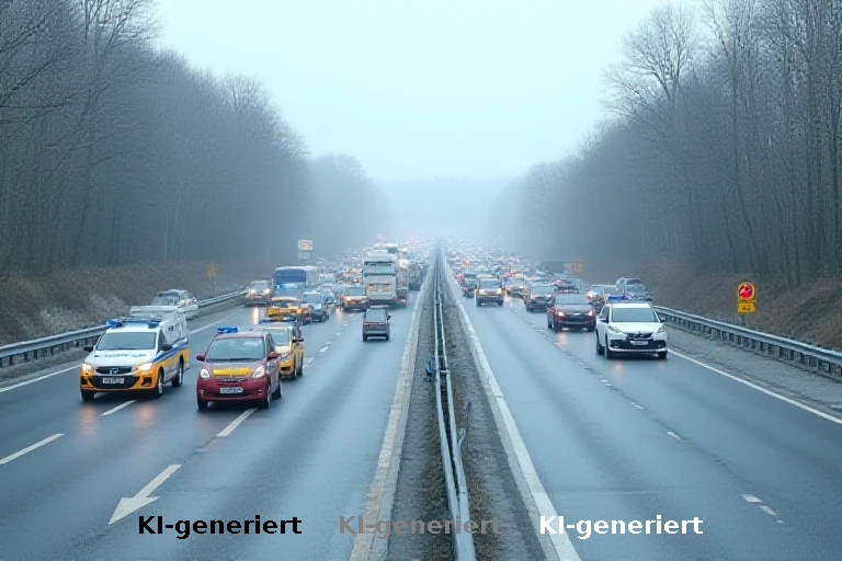 Polizeieinsatz gegen Rettungsgassen-Verstoß: Ordnungswidrigkeit und Ermittlungen
