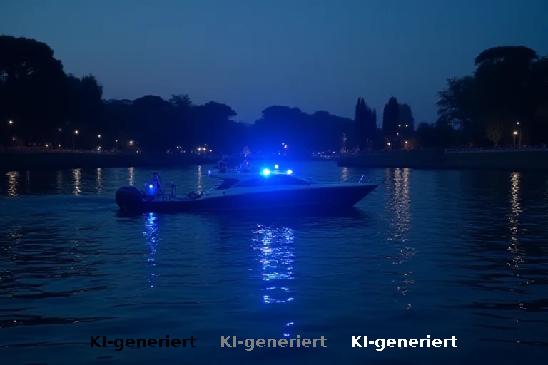 Polizeikontrolle unterbricht TV-Direktübertragung auf dem Tiber