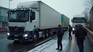 Polizeikontrollen in Haltern: Lkw-Stop wegen gravierender Sicherheitsmängel