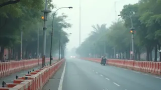Polizeiliche Überwachung und Reisebeschränkungen vor Demonstration in Delhi