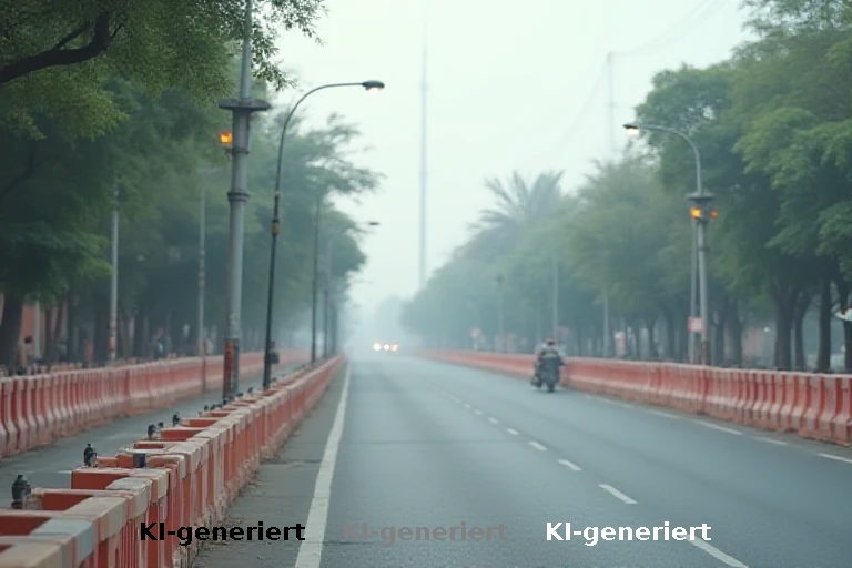 Polizeiliche Überwachung und Reisebeschränkungen vor Demonstration in Delhi