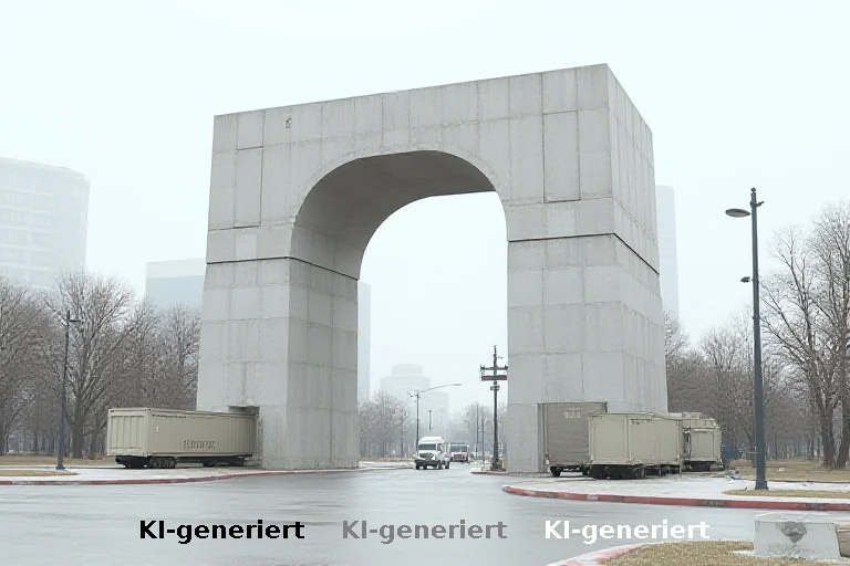 Präsident plant monumentalen Bogen mit integrierter militärischer Speicherkapazität