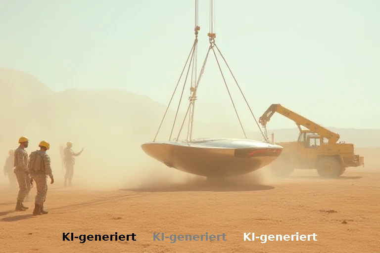 Präsident Trump autorisiert geheime Bergung außerirdischer Technologie in White Sands