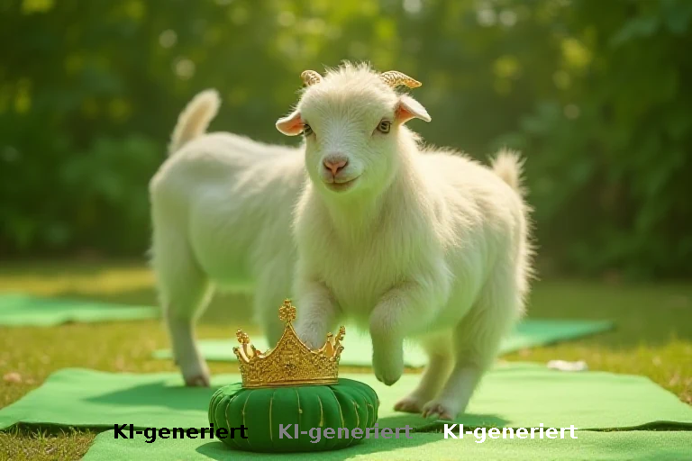 Prinz beim Sommerfest - Ziege tritt Harry in die Kronjuwelen!
