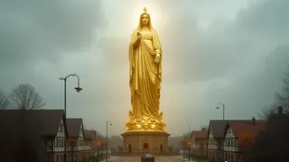 Privates Machtmonument: Milliardär stiftet gigantische Madonna für kleines Dorf