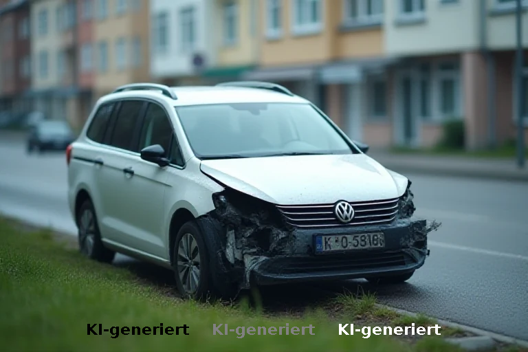 Promille-Wert von 2,9: Fahrer verlässt Fahrbahn und rammt Pkw