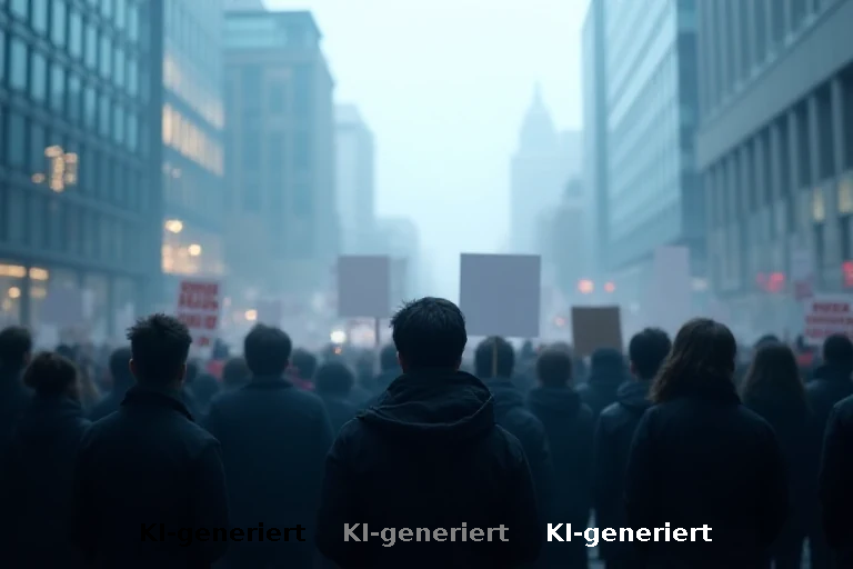 Proteste in Berlin: KI-Bosse greifen nach der Macht!