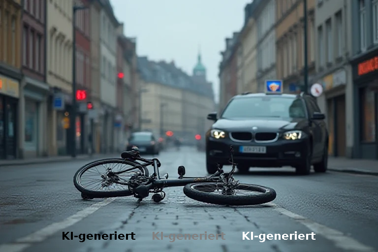 Radunfall durch geparktes Fahrzeug: Ungeklärte Umstände und fehlende Transparenz