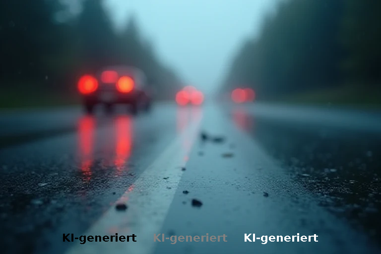 Regenbedingter Auffahrunfall auf der A20 verursacht erhebliche materielle Verluste