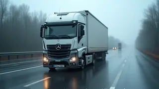 Regenunfall auf A8: Lkw-Fahrer flieht nach Kollision