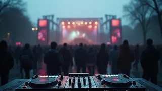 Regenwetter im Westpark: DJ-Event trotzt dem Nieselregen