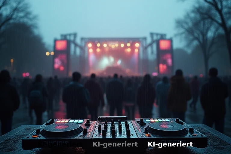 Regenwetter im Westpark: DJ-Event trotzt dem Nieselregen