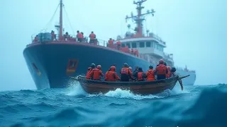 Rettungseinsatz vor Kreta: Über 200 Menschen aus instabilen Booten geborgen