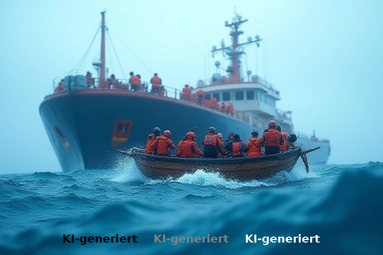Rettungseinsatz vor Kreta: Über 200 Menschen aus instabilen Booten geborgen