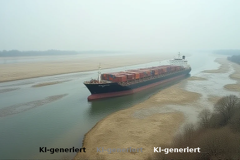 Rhein-Krisenmanagement: Rekordtief belastet Binnenschifffahrt und Logistik