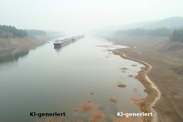 Rheinniedrigwasser: Krisenherd für Industrie und Logistik