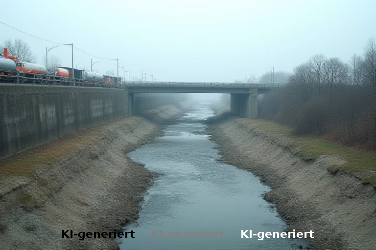 Rheinpegelwarnung: Verbände sehen logistische Engpässe bei Kraftstofflieferungen