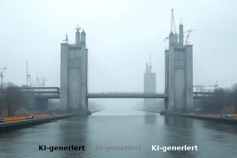 Riesige Infrastruktur in Wolgast: Sichtbarer Beginn der Peenestromquerung