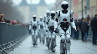 Roboter-Demo in Warschau: Forderung nach schärferen KI-Regeln