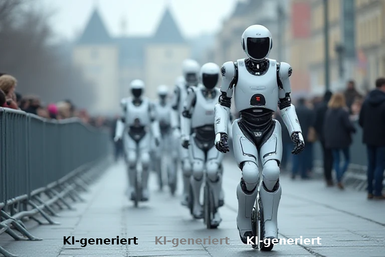 Roboter-Demo in Warschau: Forderung nach schärferen KI-Regeln