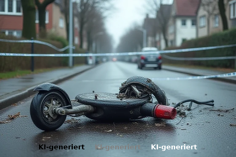 Roller-Vandalismus in Untermeitingen: Polizei sucht Zeugen nach mutwilliger Zerstörung
