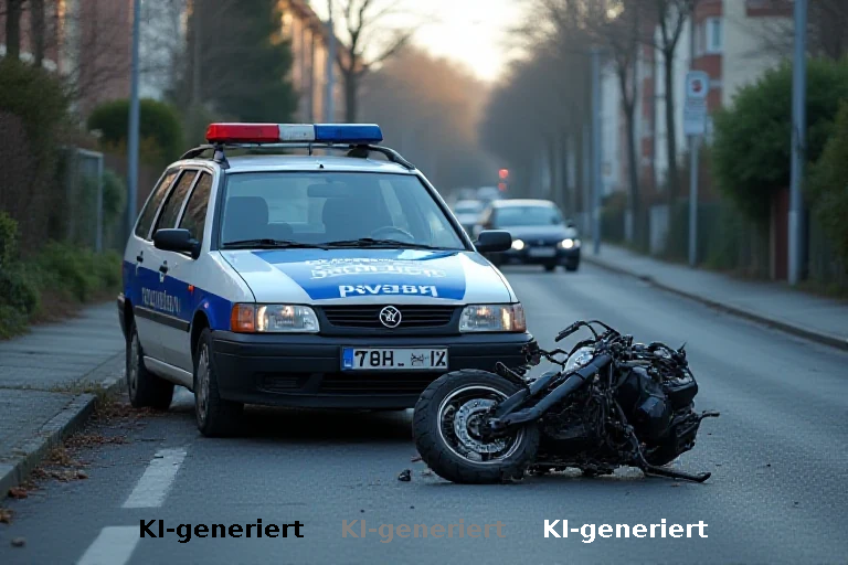 Rücksichtslose Fahrweise : Auto rechts überholt - Motorradfahrer schwer verletzt