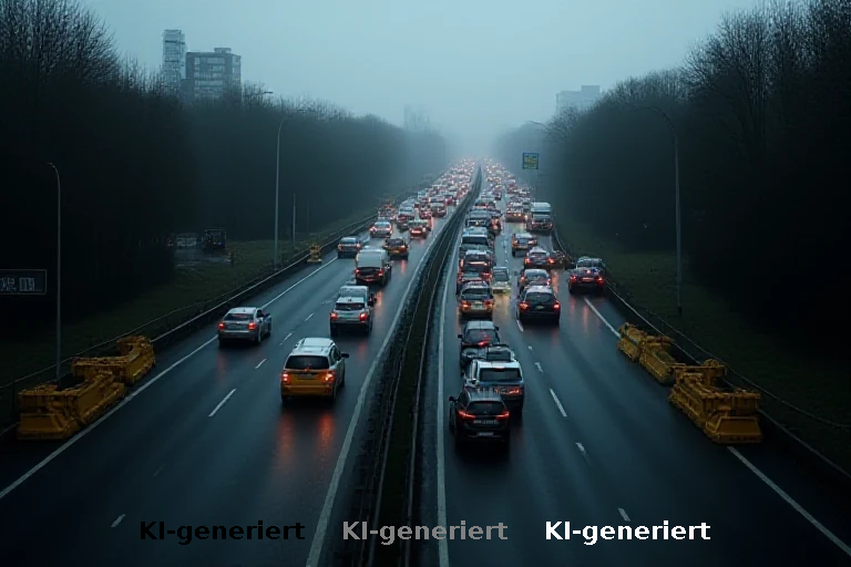 Ruhrgebiet: Massive Verkehrschaos durch Autobahnsperrungen und Blindgänger-Suche