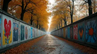Sanierungsbedarf an der East Side Gallery: Herbstliche Erhaltungsmaßnahmen in Berlin